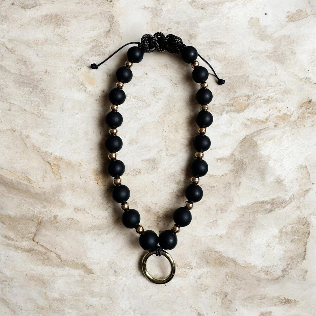 COLLIER PORTE MEDAILLE | BLACK GLAM