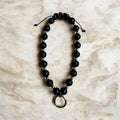 COLLIER PORTE MEDAILLE | BLACK GLAM