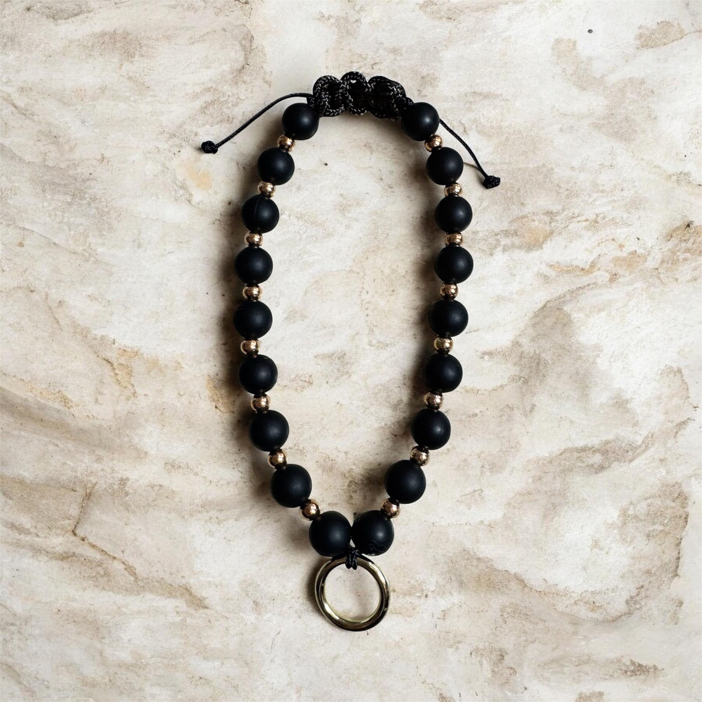 COLLIER PORTE MEDAILLE | BLACK GLAM