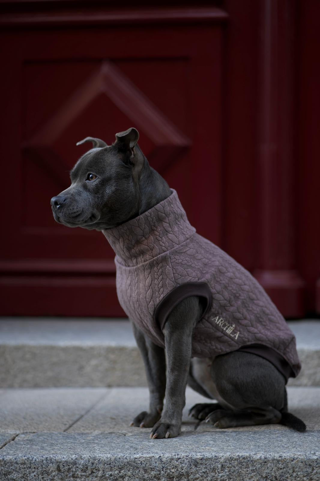 SWEAT | EFFET PULL MARRON